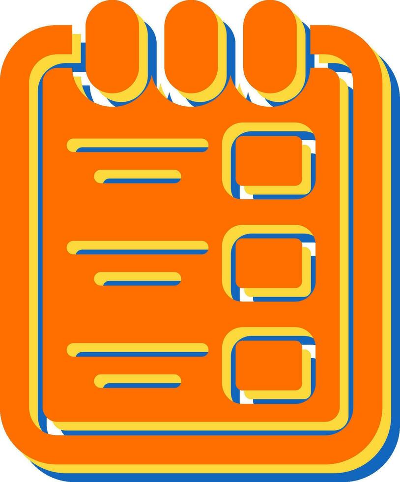 Task list with clipboard Vector Icon