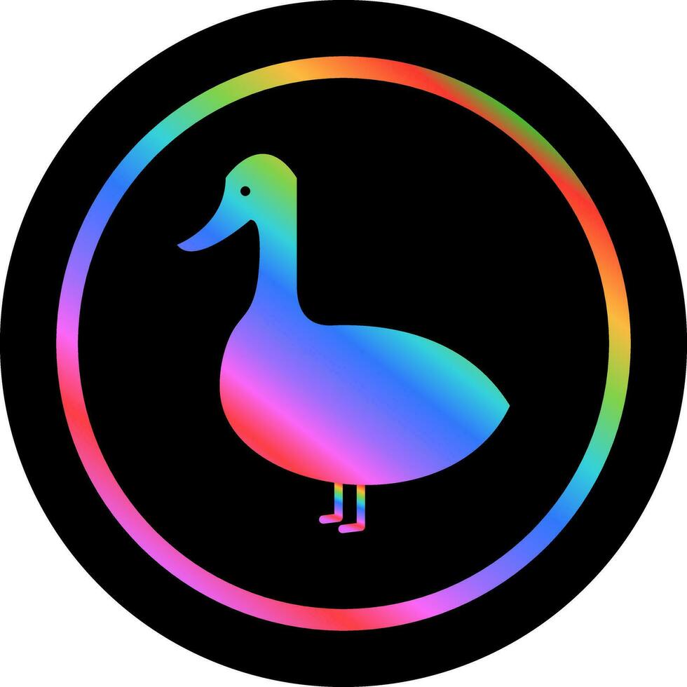 Duckling Vector Icon