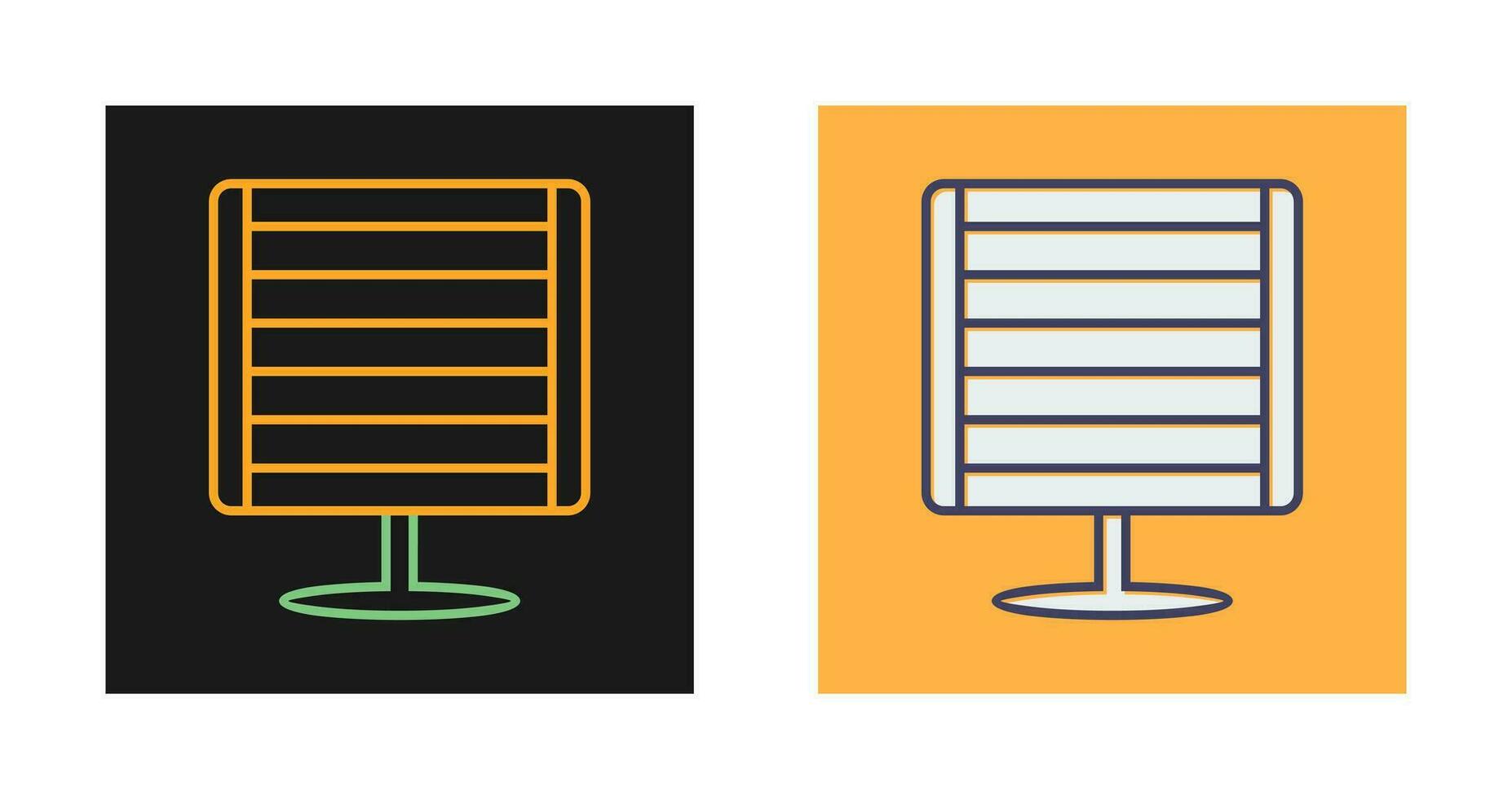 Infrared Heater Vector Icon