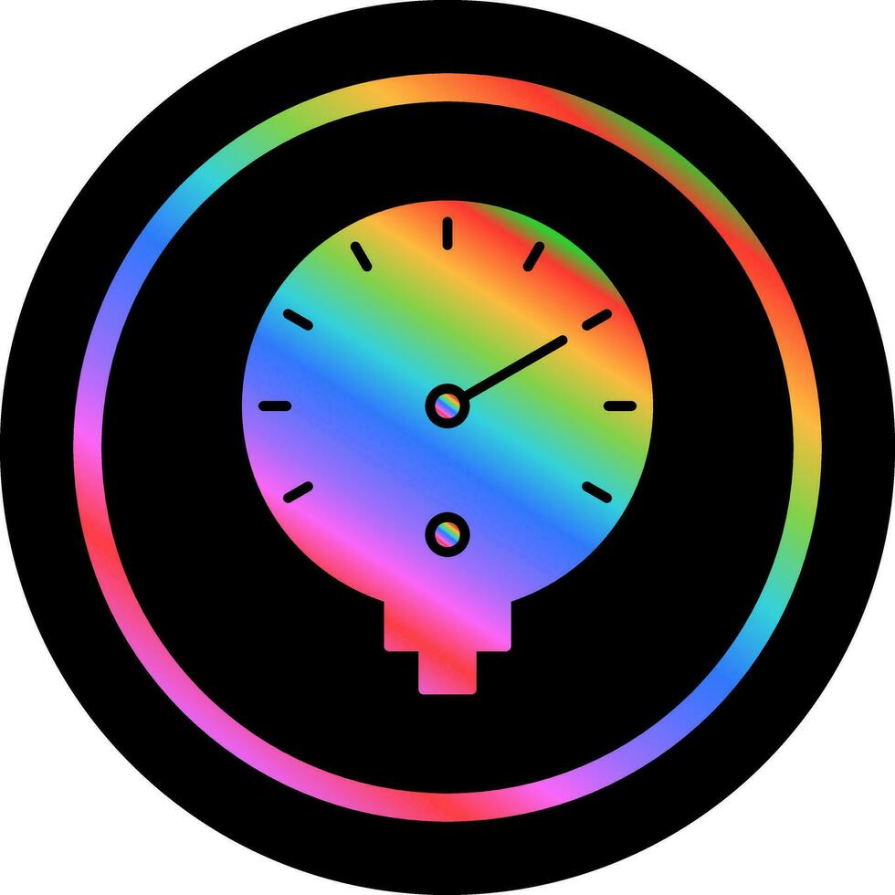 Pressure Gauge Vector Icon