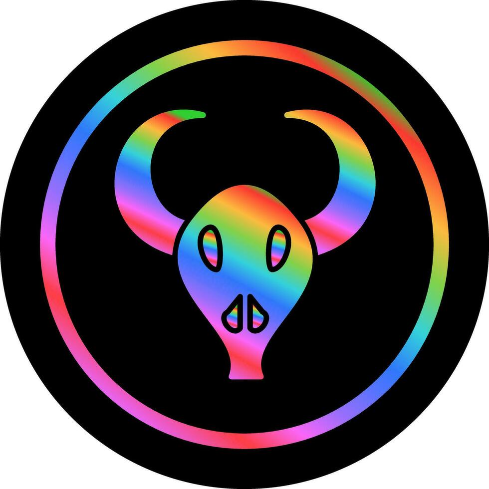 Bull Horns Vector Icon