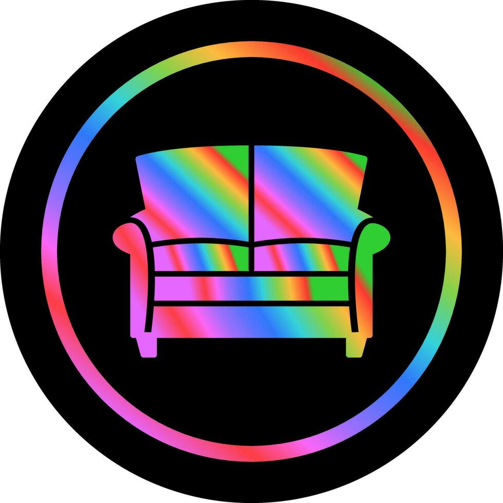 Double Sofa Vector Icon
