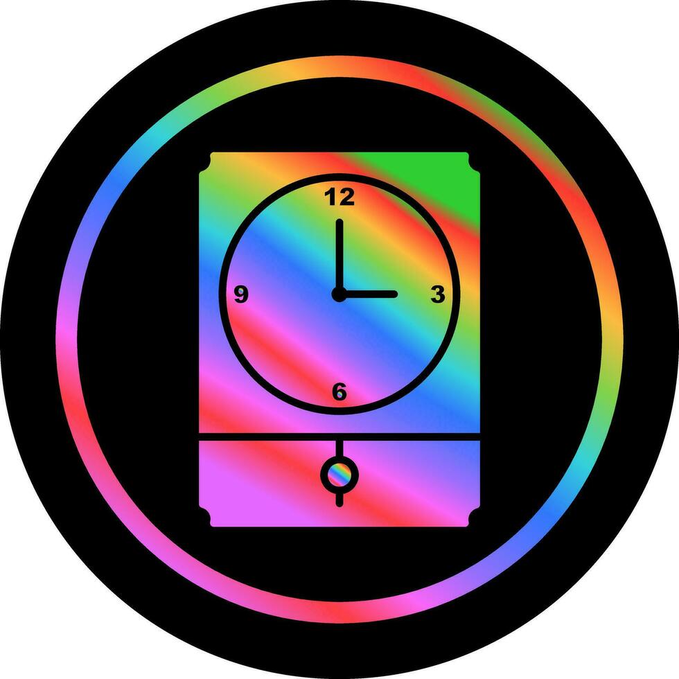 Large Clock Vector Icon