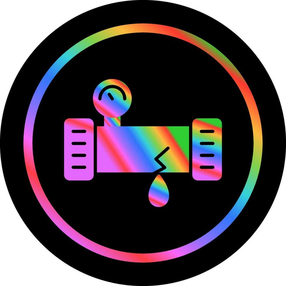 Broken Pipe Vector Icon