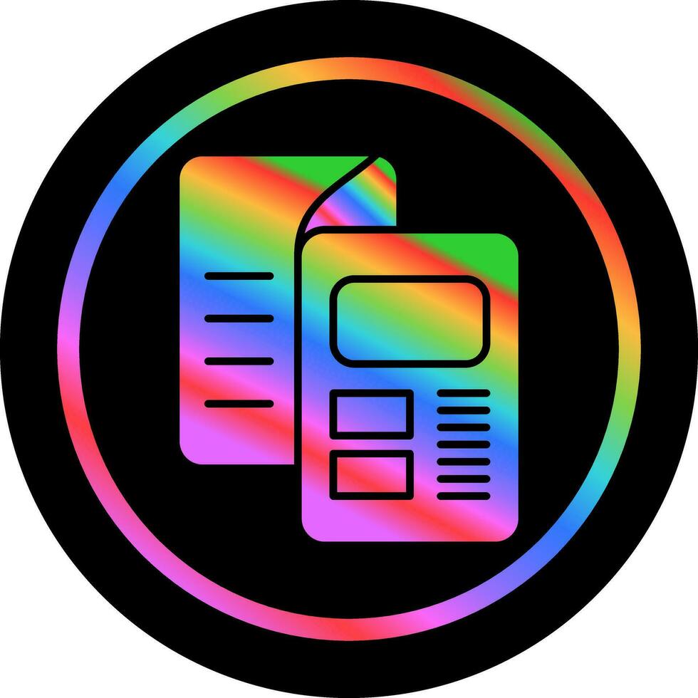 Brochure Vector Icon