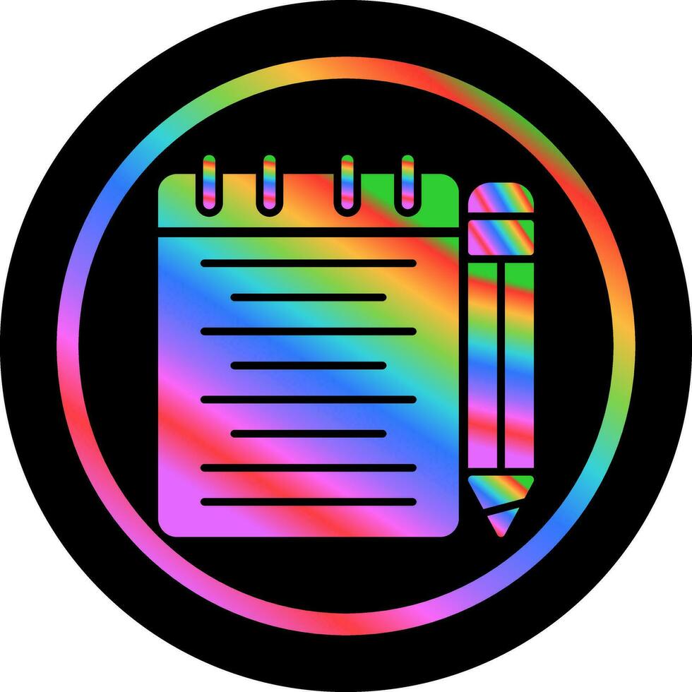 Notepad Vector Icon