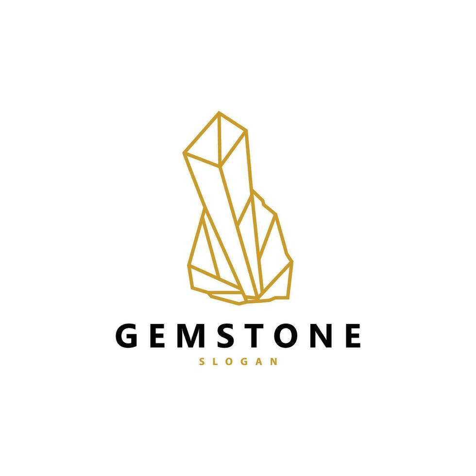 Gemstone Jewelry Logo, Design Vector Template Symbol Illustration