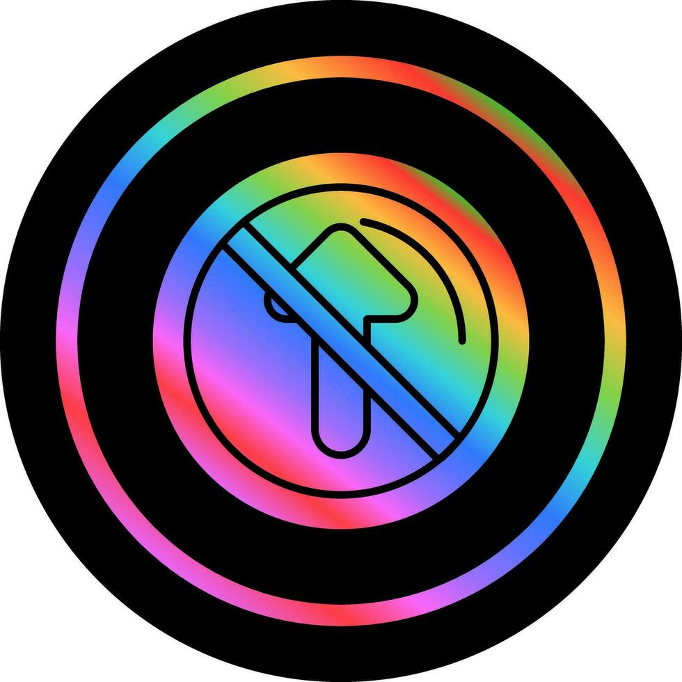 No Passing Vector Icon