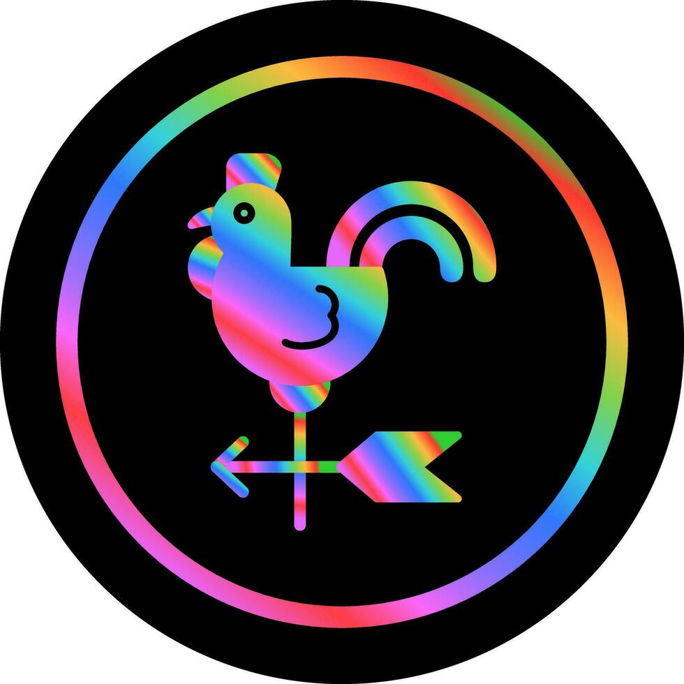 Wind Vane Vector Icon