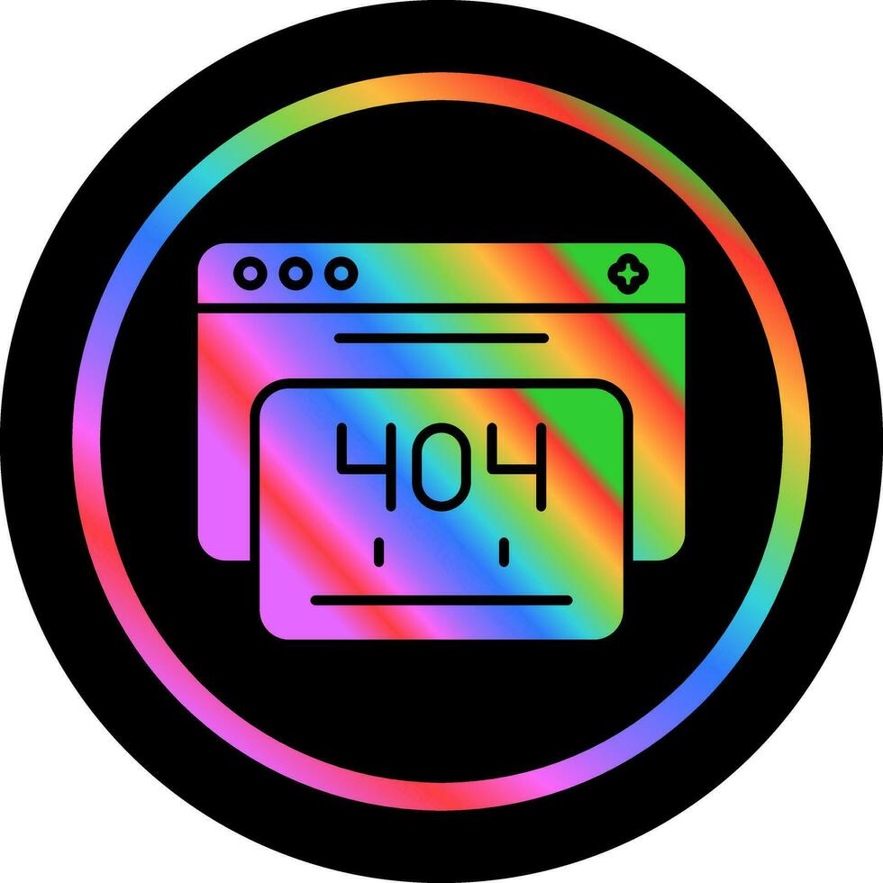 404 Error Vector Icon