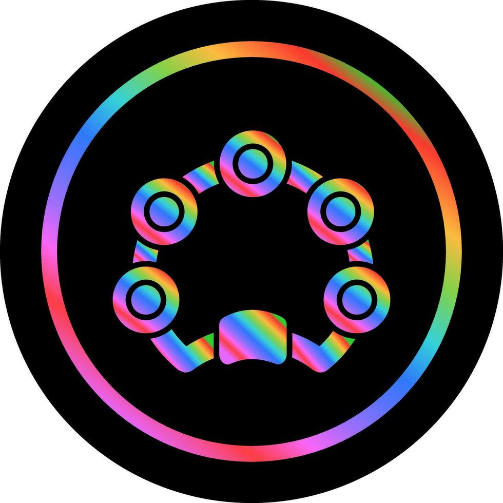 Tambourine Vector Icon