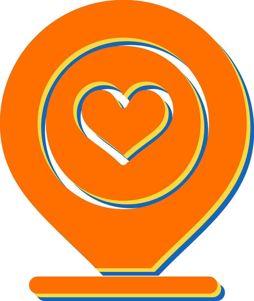 Love pin Vector Icon