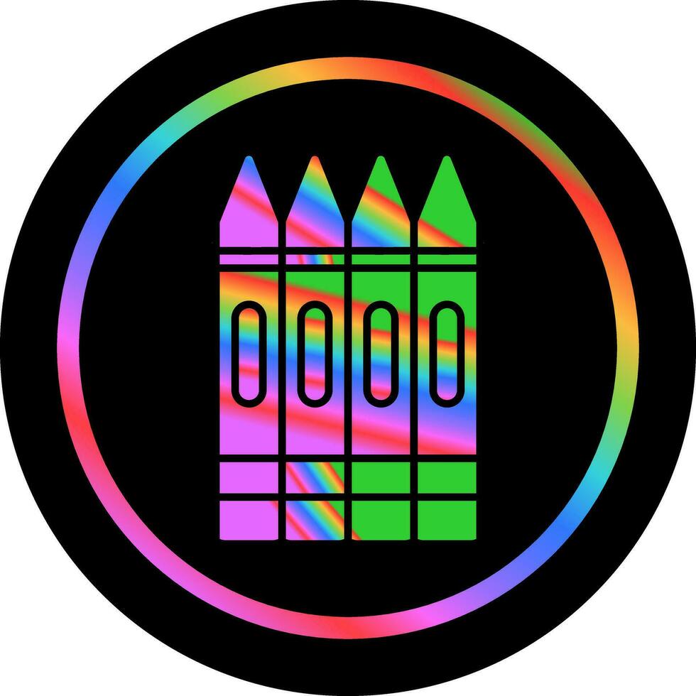 Crayons Vector Icon