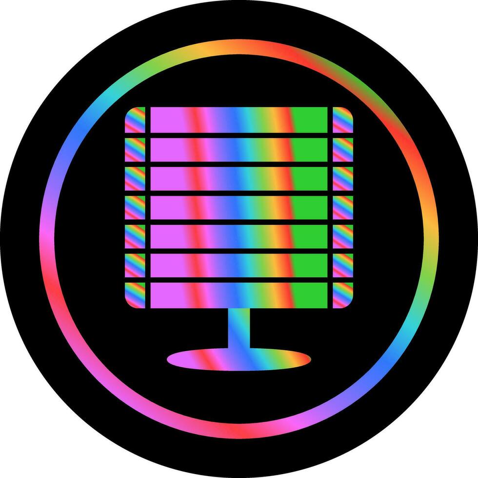Infrared Heater Vector Icon