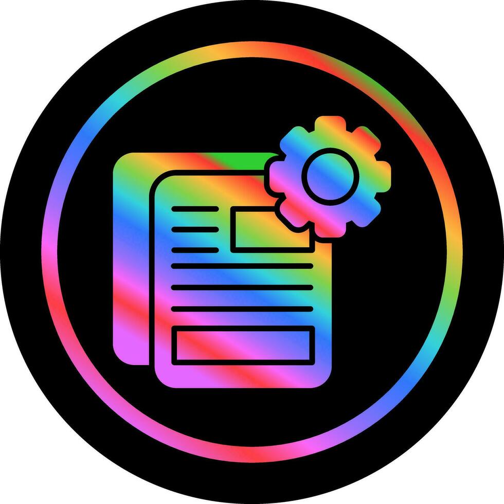 Document Setting Vector Icon