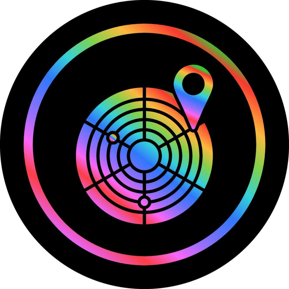 Radar Vector Icon