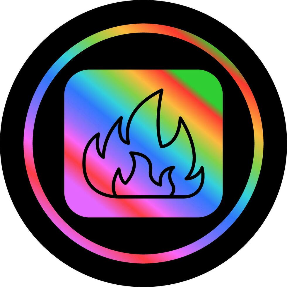 icono de vector de fuego