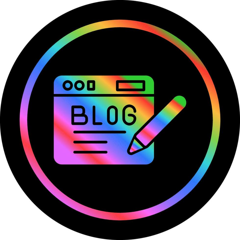 Blog Vector Icon