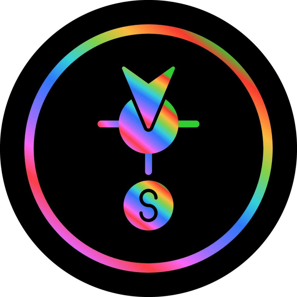 South Vector Icon