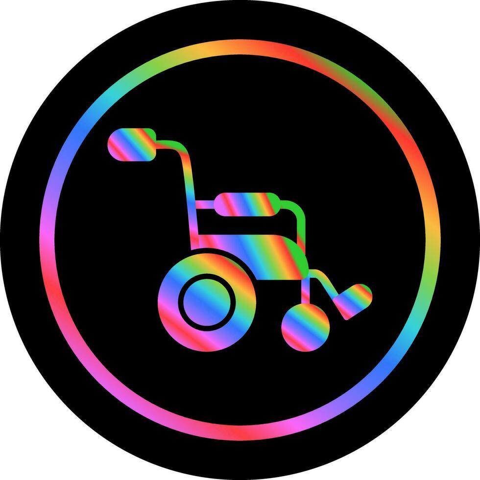 Wheel Chair Vector Icon