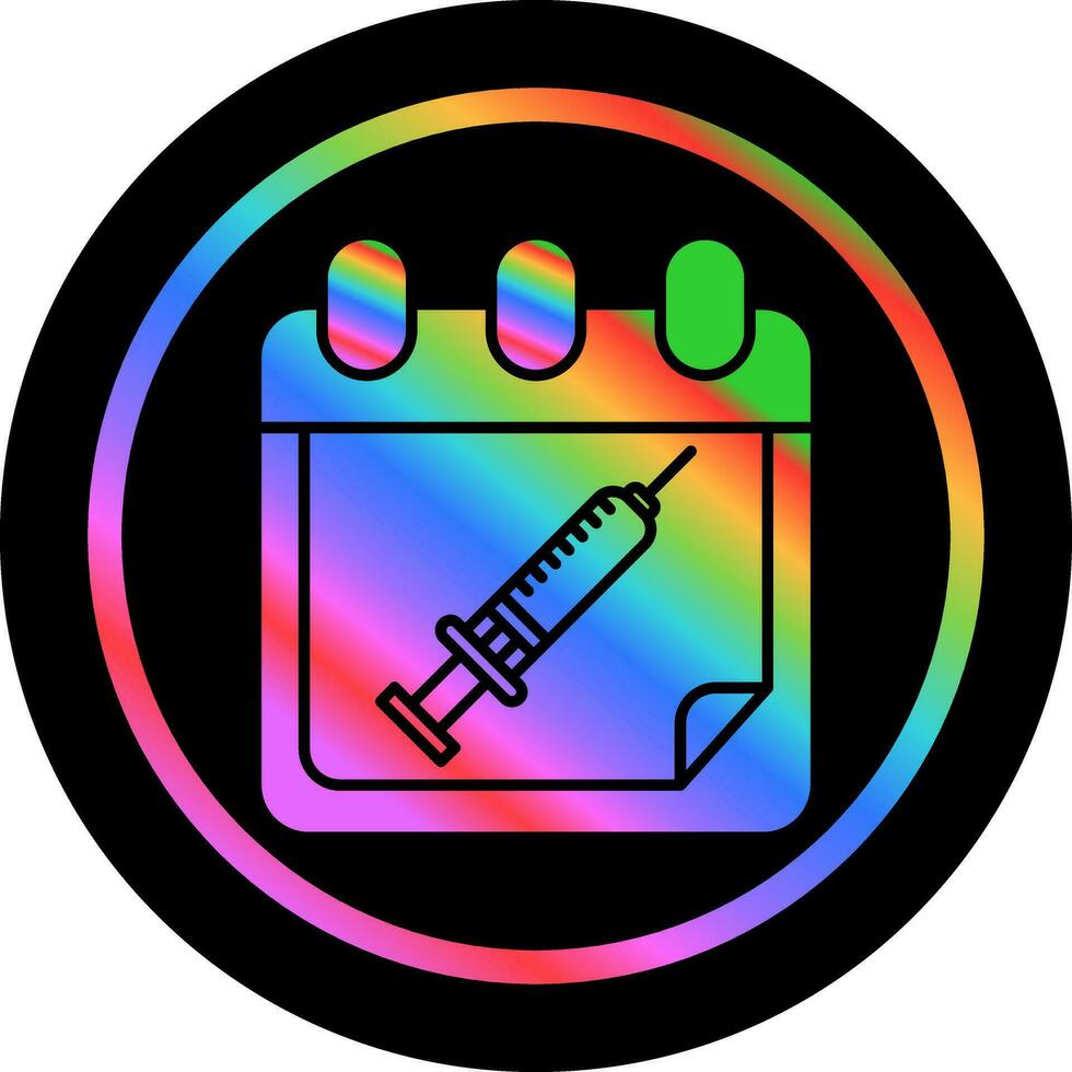 Vaccine Time Vector Icon