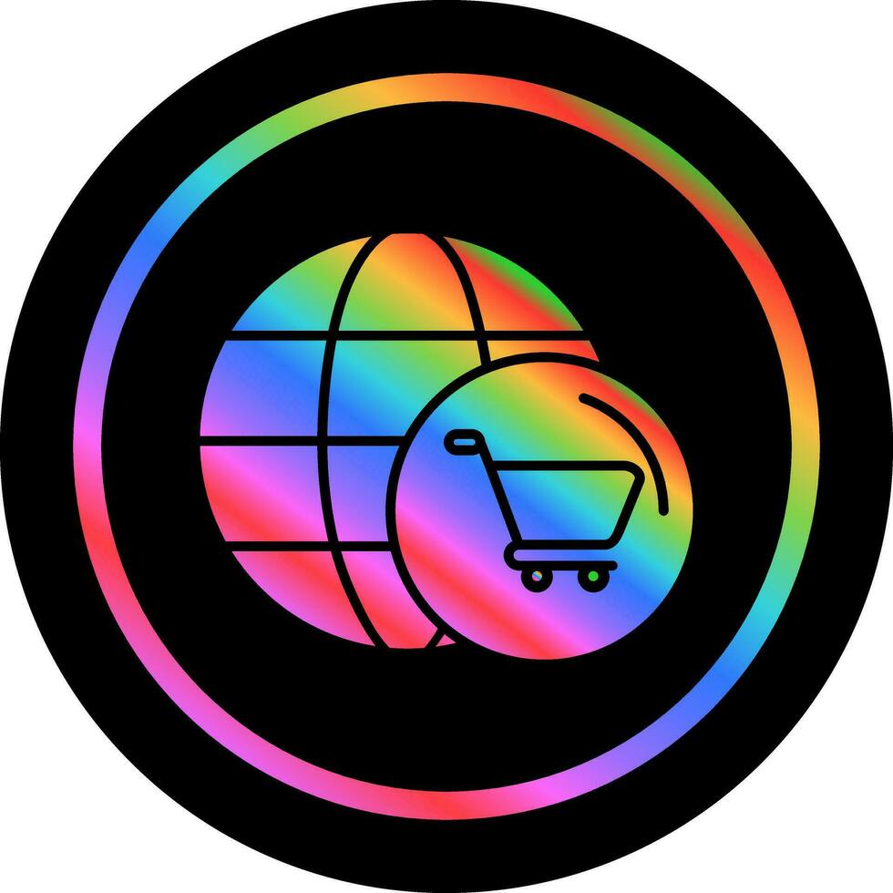 World Cart Vector Icon