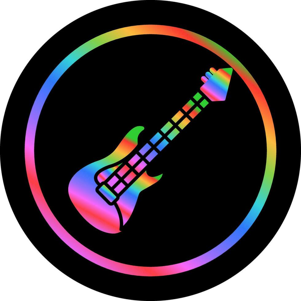 icono de vector de guitarra eléctrica