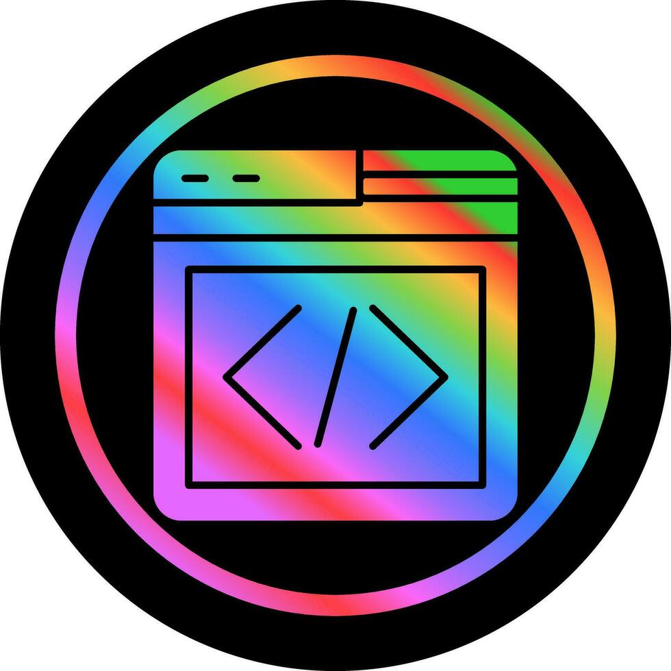 Web Programing Vector Icon