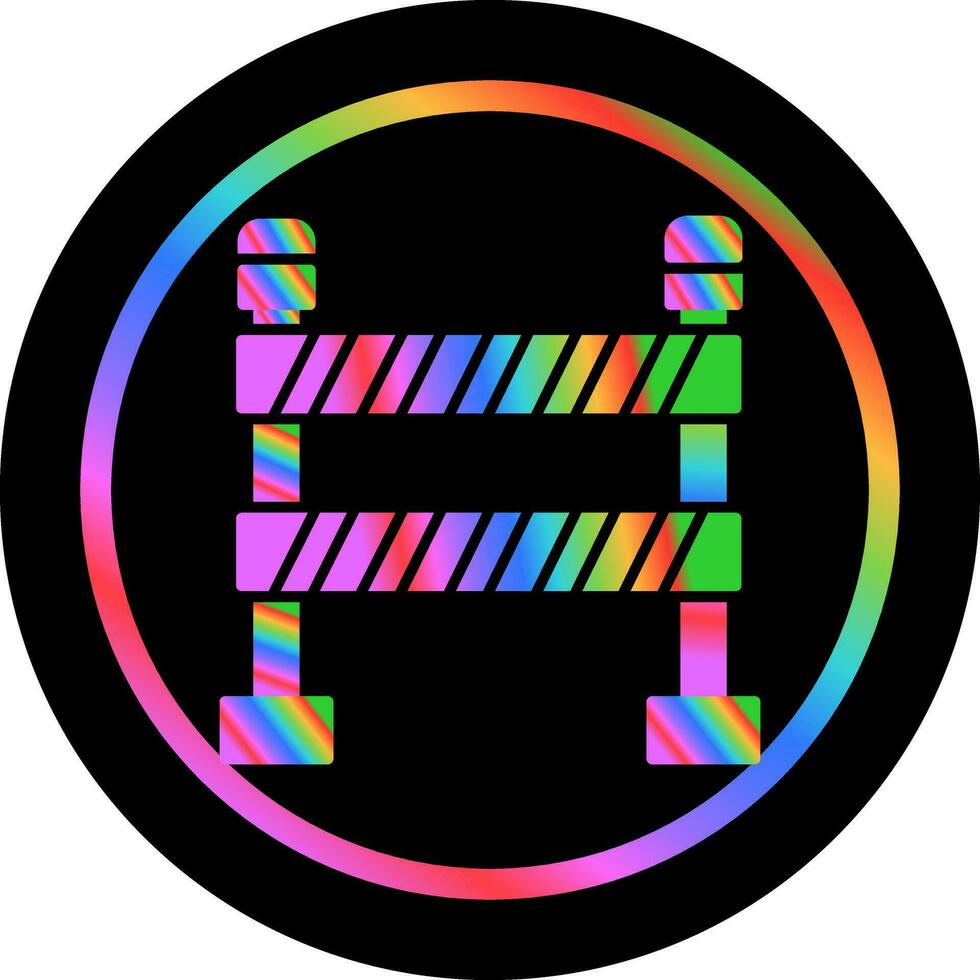 Police Line Vector Icon