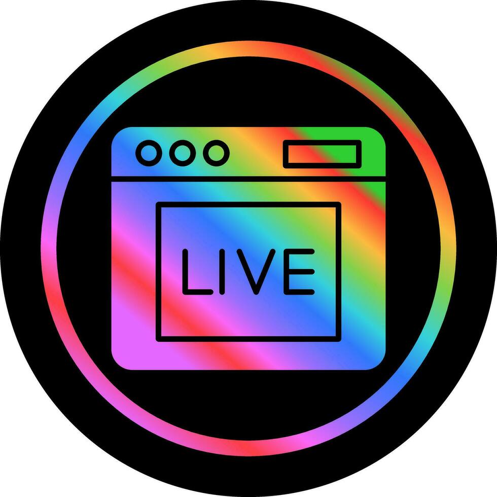 Live Vector Icon