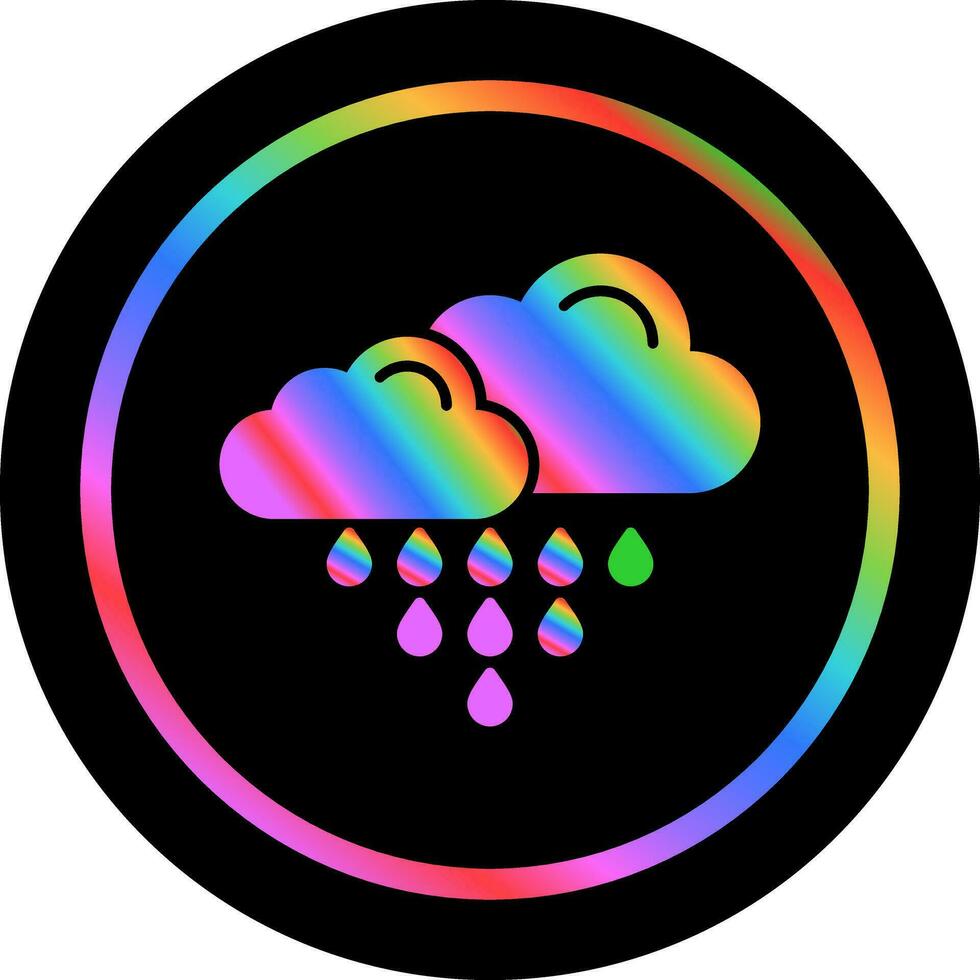 Acid Rain Vector Icon