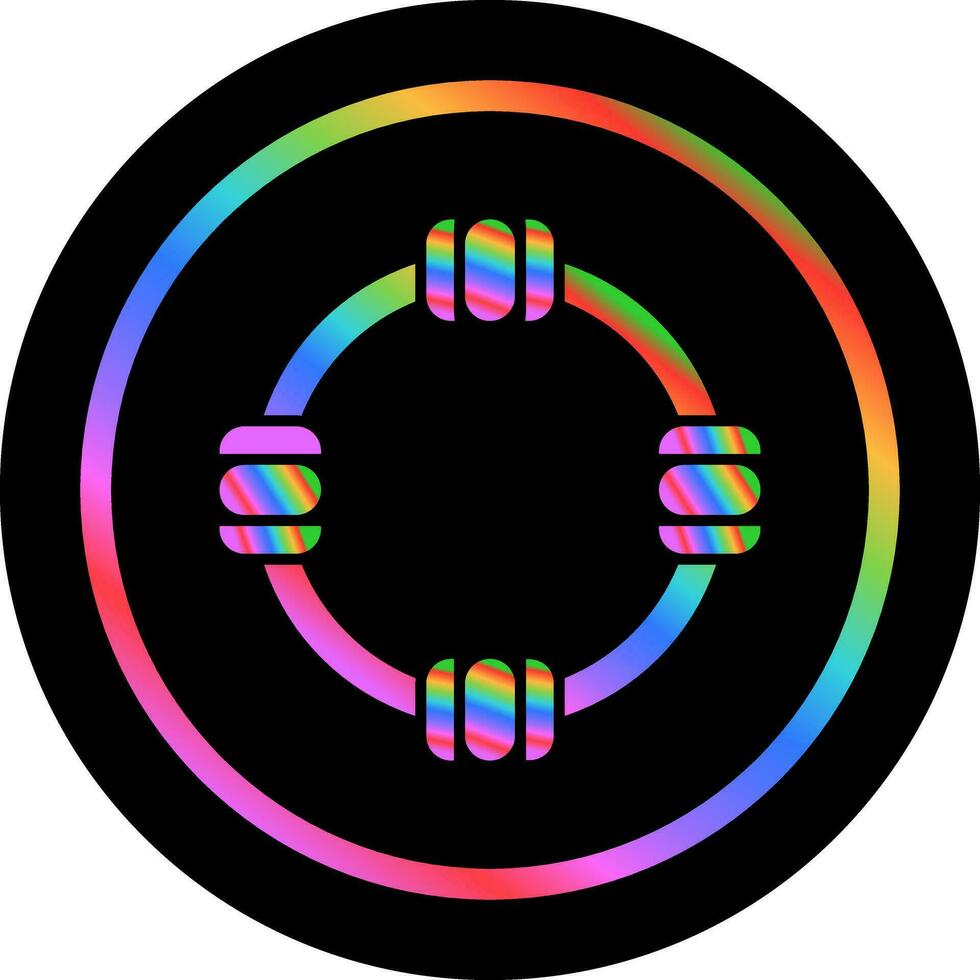 Hula Hoop Vector Icon