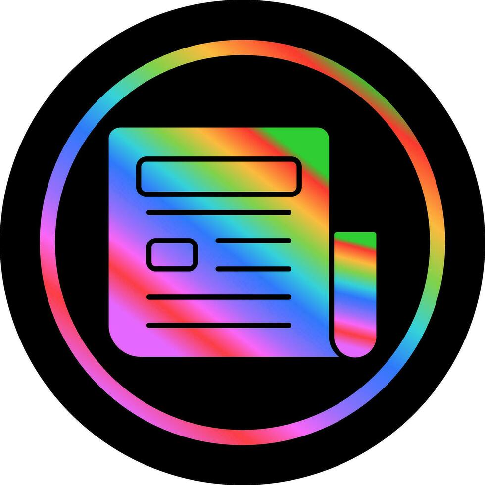 News Paper Vector Icon