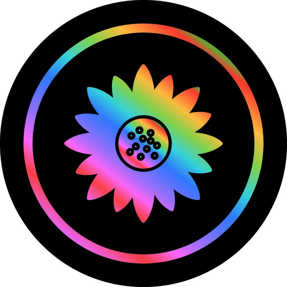 Sunflower Vector Icon