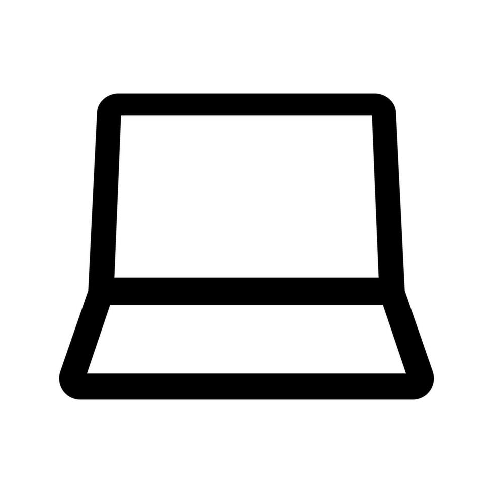 Laptop frame icon. Computer. Vector. vector