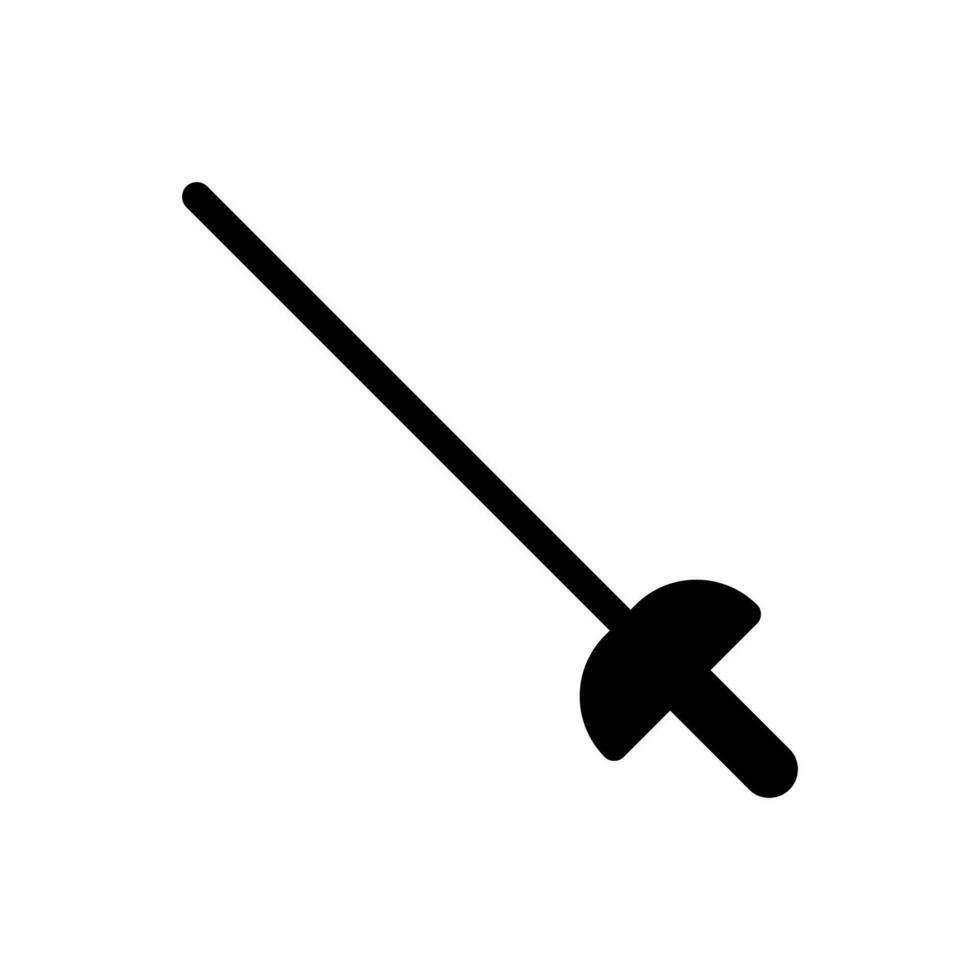 Fencing rapier. Fencing epee. Vector. vector