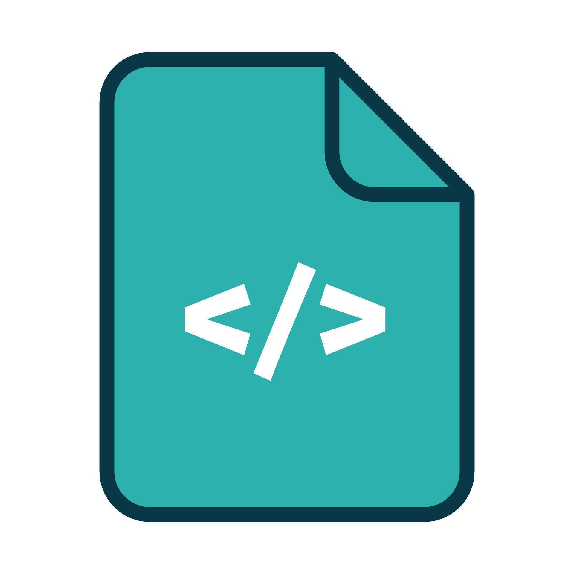 Modern programming code file. Vector. 27924305 Vector Art at Vecteezy