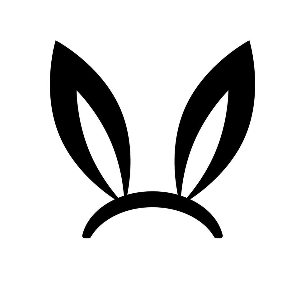 Bunny ears icon. Rabbit ear icons. Rabbit ears band. Vector. vector