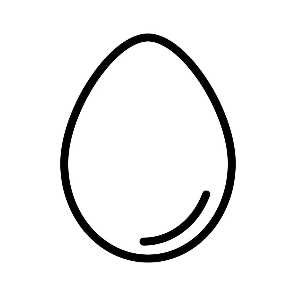 Simple egg icon. Egg dish. Vector. vector