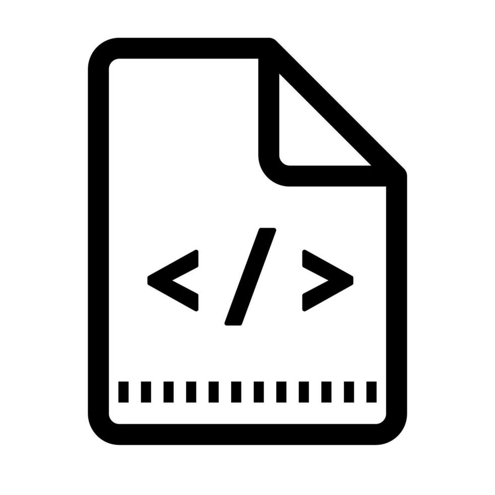 Programming file data icon. Vector. vector