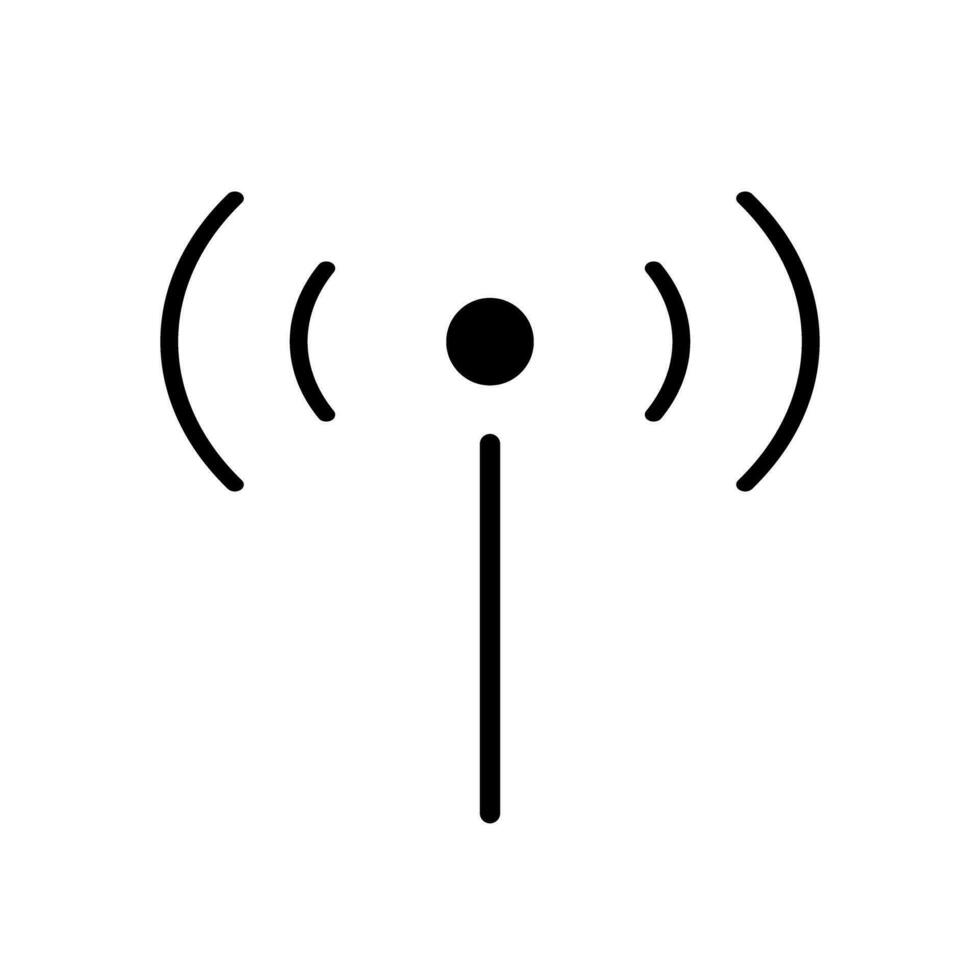 Antenna icons for radio waves. Cellular. Vector. vector