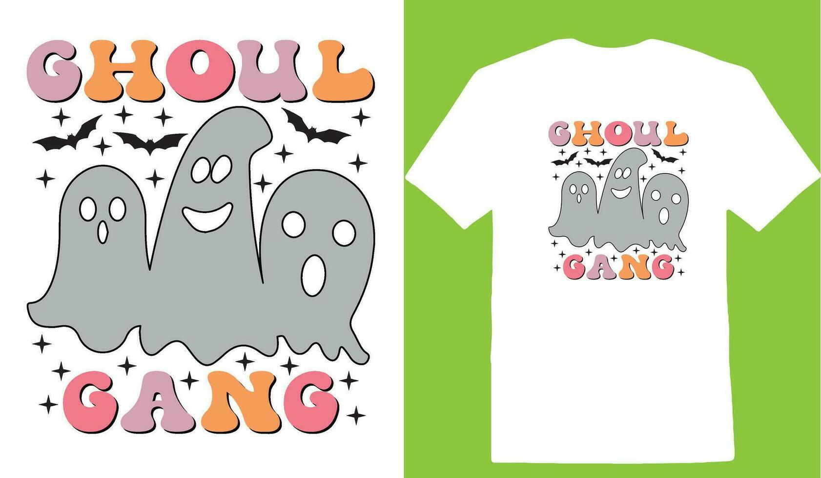 Ghoul Gang T-shirt vector