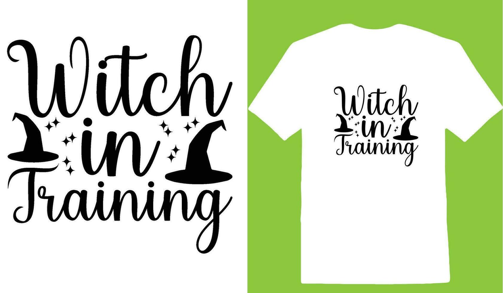 Witch In Training T-shirt vector
