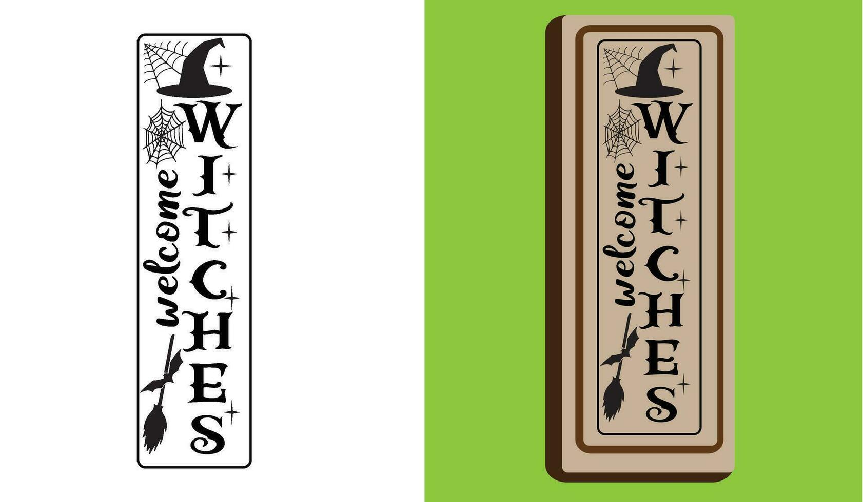 Welcome Witches T-shirt vector