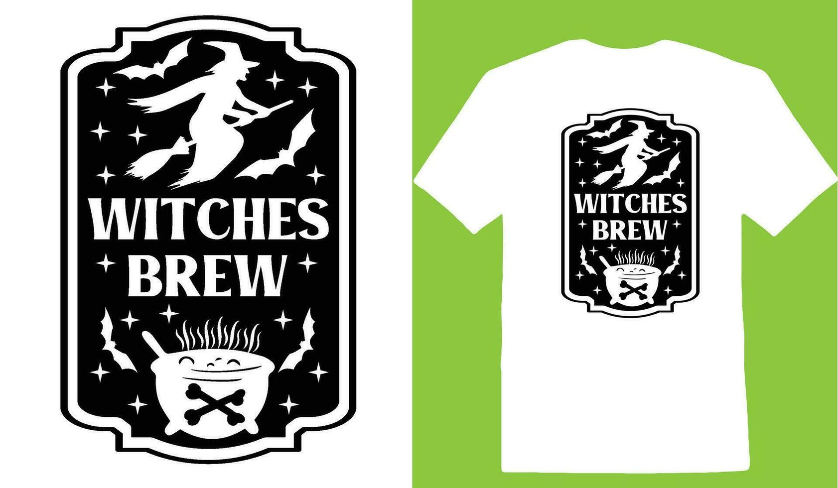 brujas elaborar cerveza camiseta vector