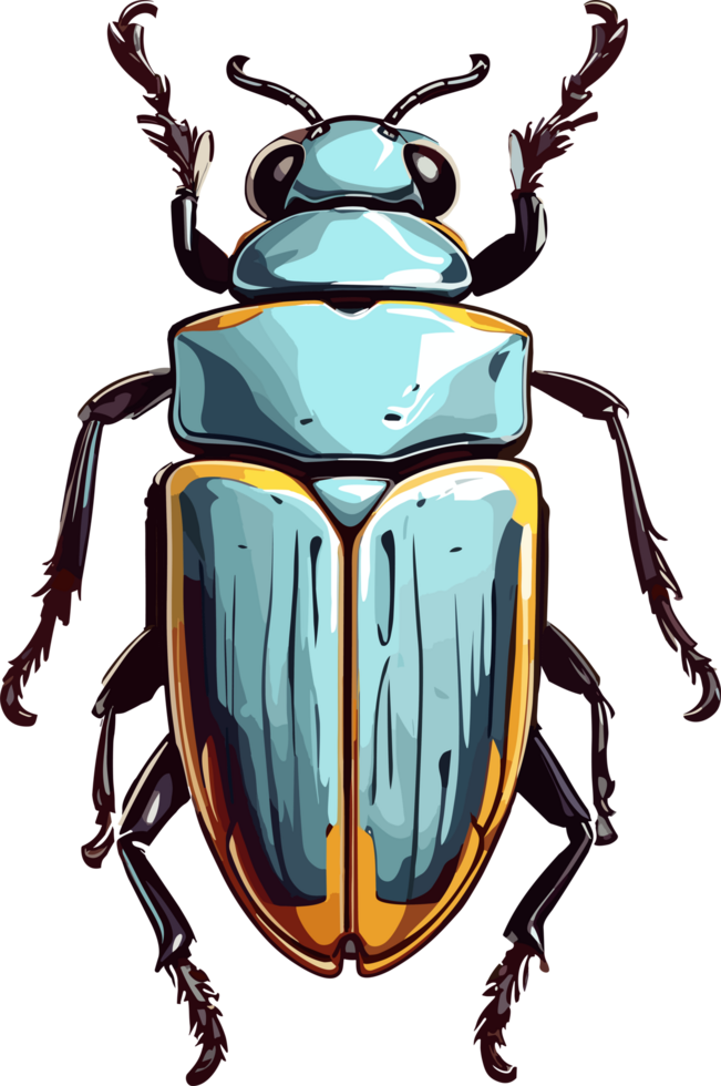 Beetle Discovery Captivating Insect Scenes AI generative png