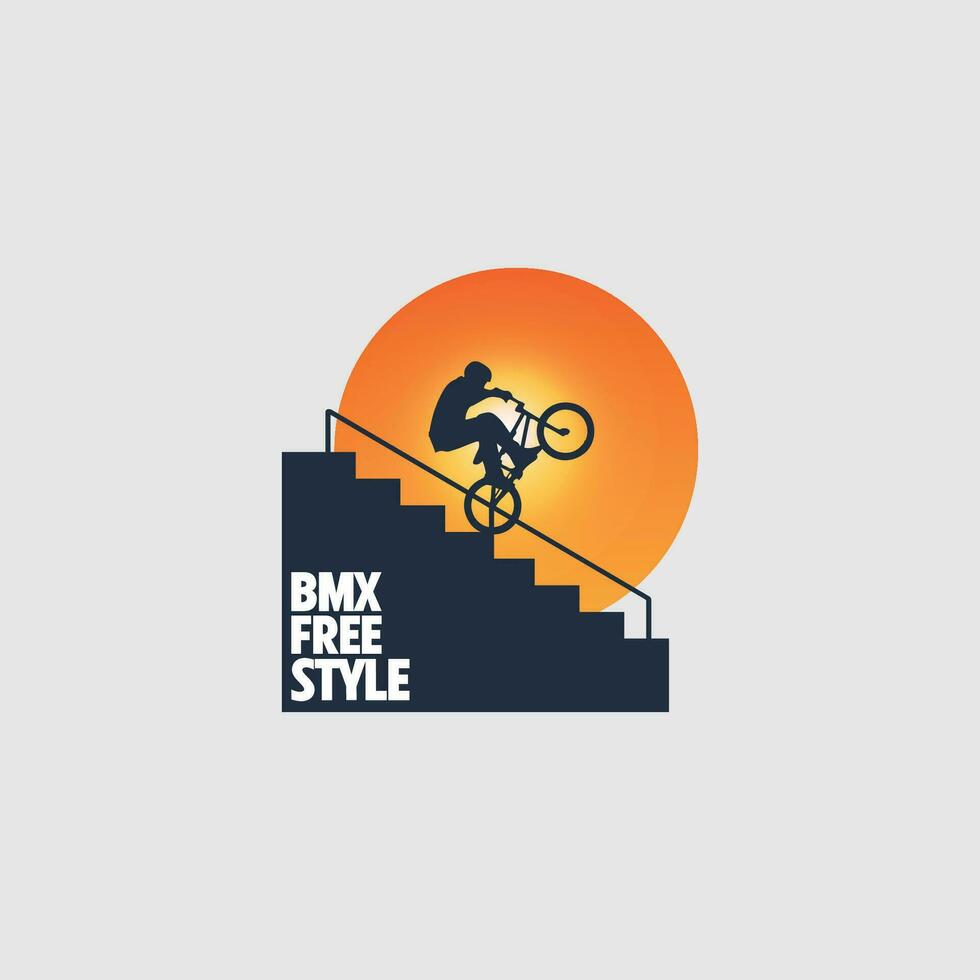 mountain bike logo vector