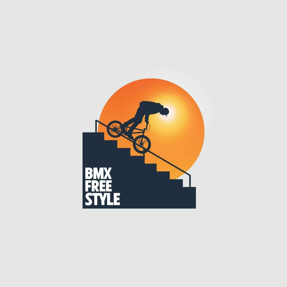 mountain bike logo vector