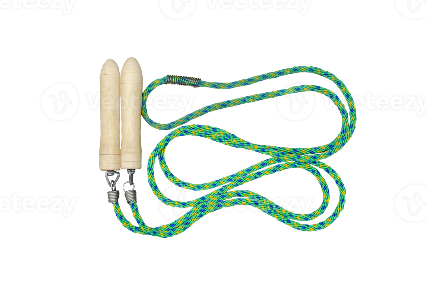 Jumping rope on transparent background, Top view, Fitness and health care concept. png