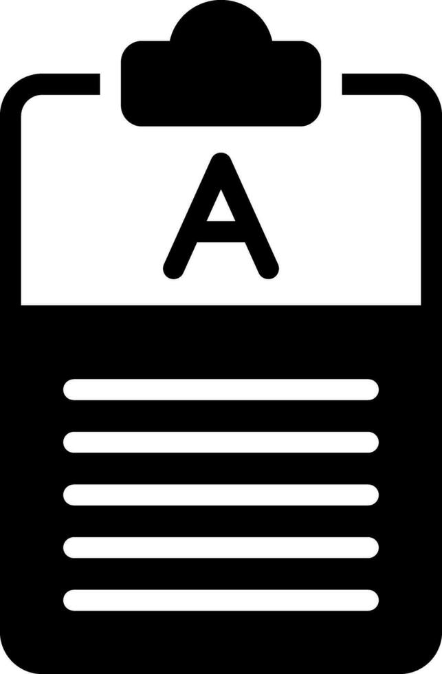 solid icon for answer vector